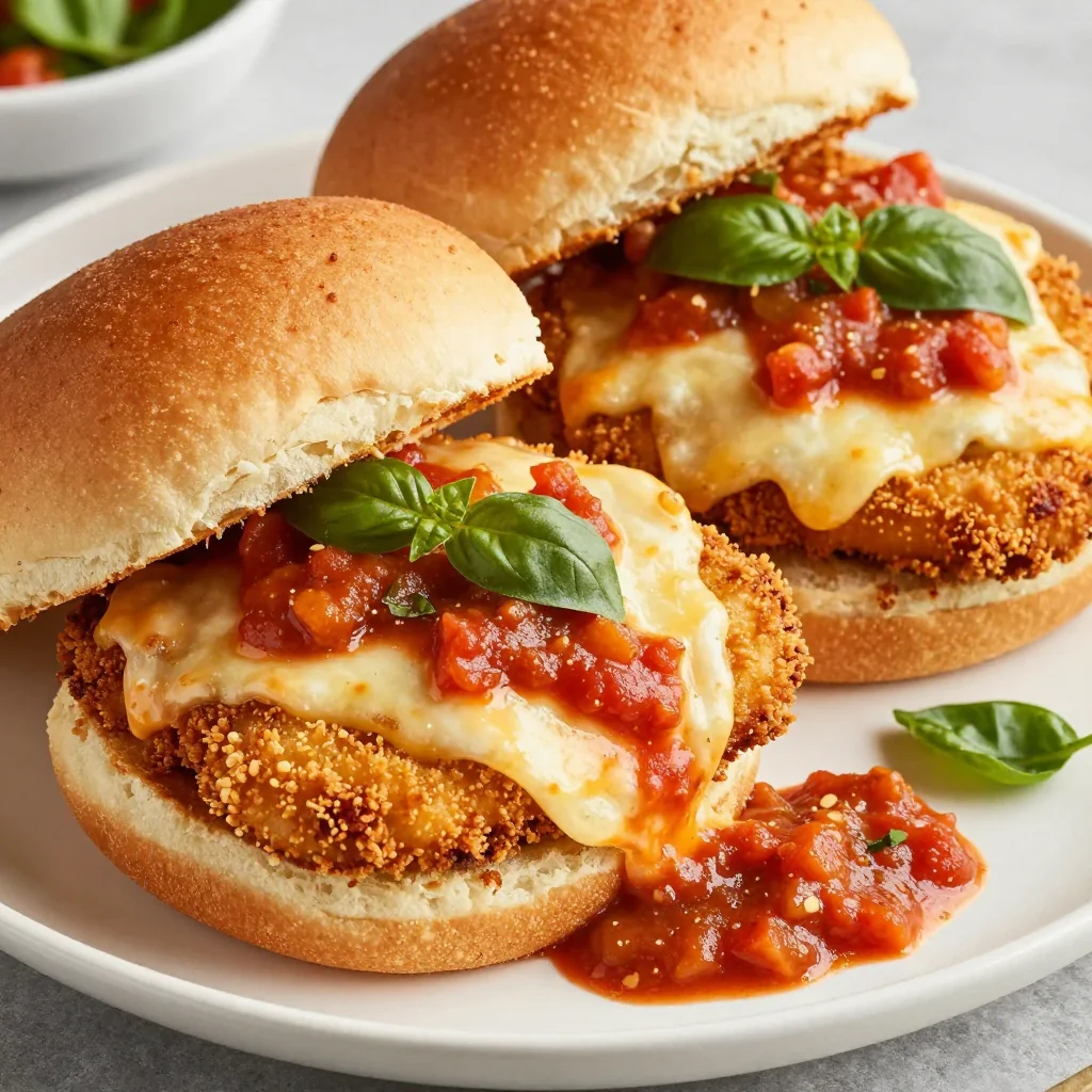 Crispy Chicken Parmesan Sliders for Game Day