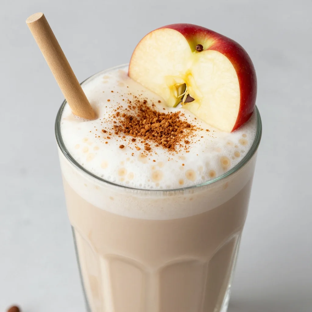 Clean Eating Apple Cinnamon Protein Shake for Post Workout Recovery