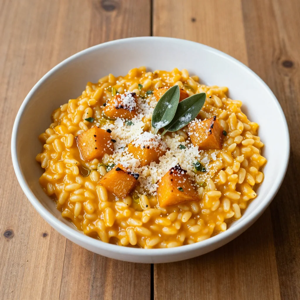 Cozy Butternut Squash Risotto for New Year's Celebrations