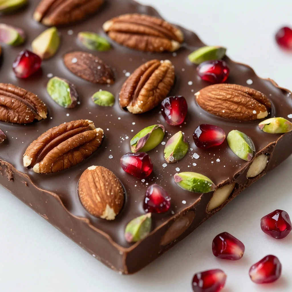 Indulgent Keto Dark Chocolate Bark with Nuts for Crunchy Snacks