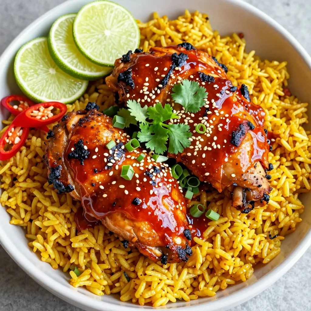 Spicy Chicken and Rice Bowl for a Flavorful Meal