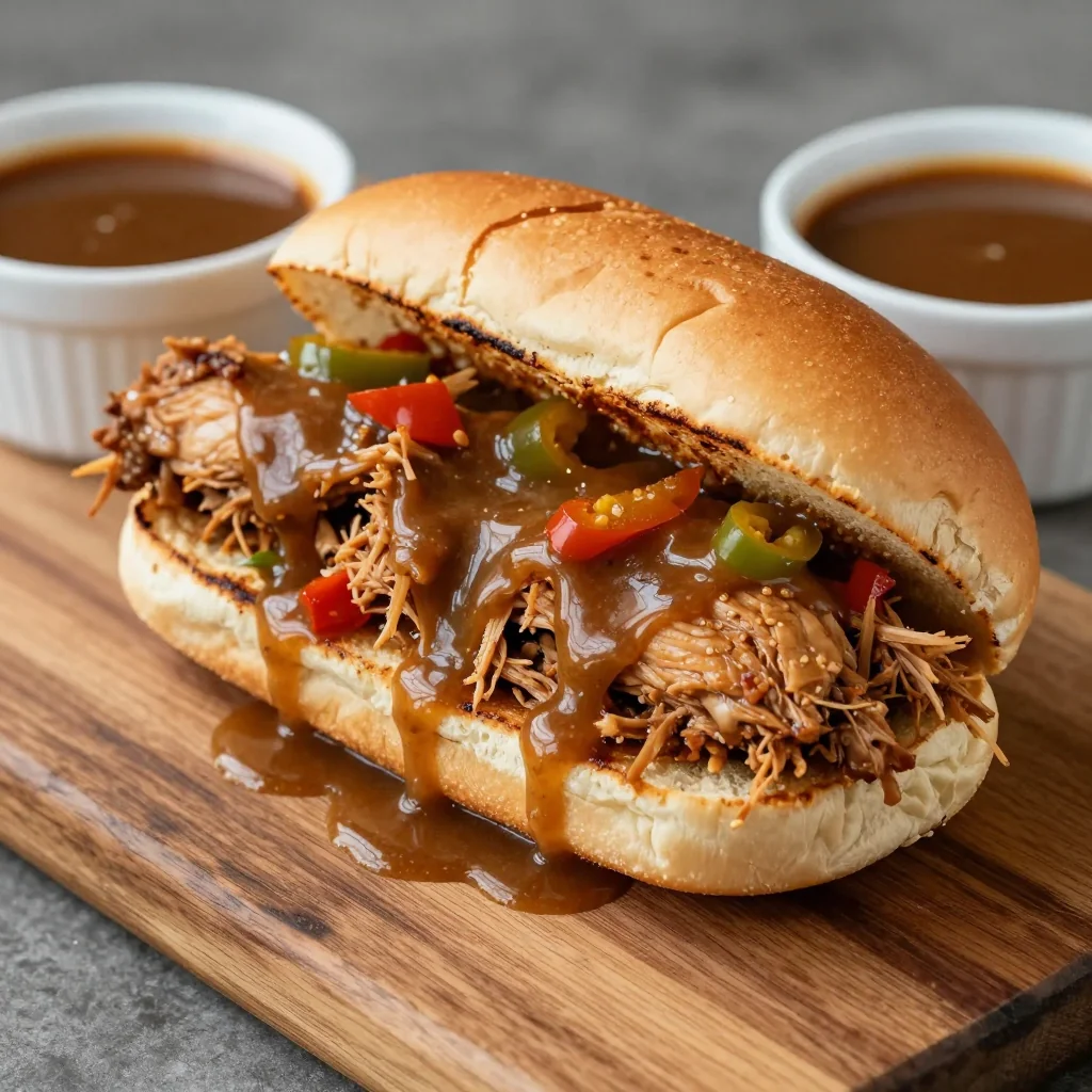 Slow Cooker Mississippi Chicken for Easy January Sandwiches