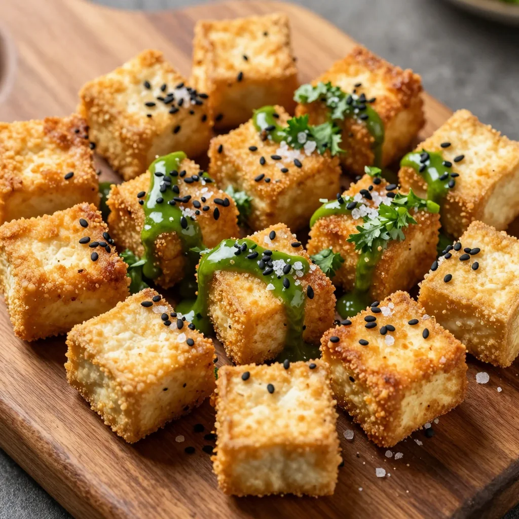 Crispy Baked Tofu Nuggets for Freezer Friendly Vegan Prep
