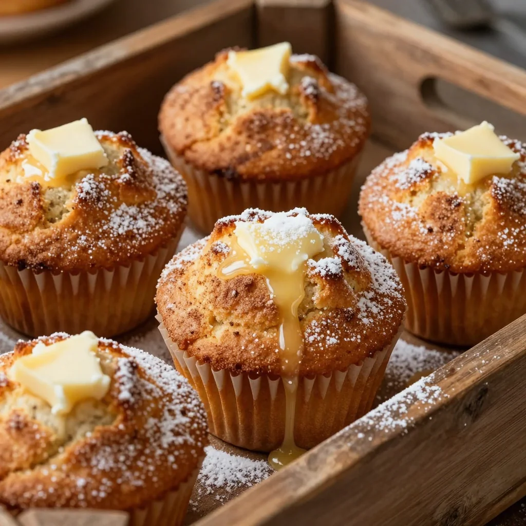 Cinnamon Sugar Donut Muffins for a Bakery Breakfast