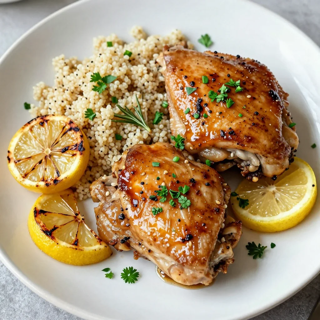 Quick Lemon Herb Chicken Thighs for Dinner