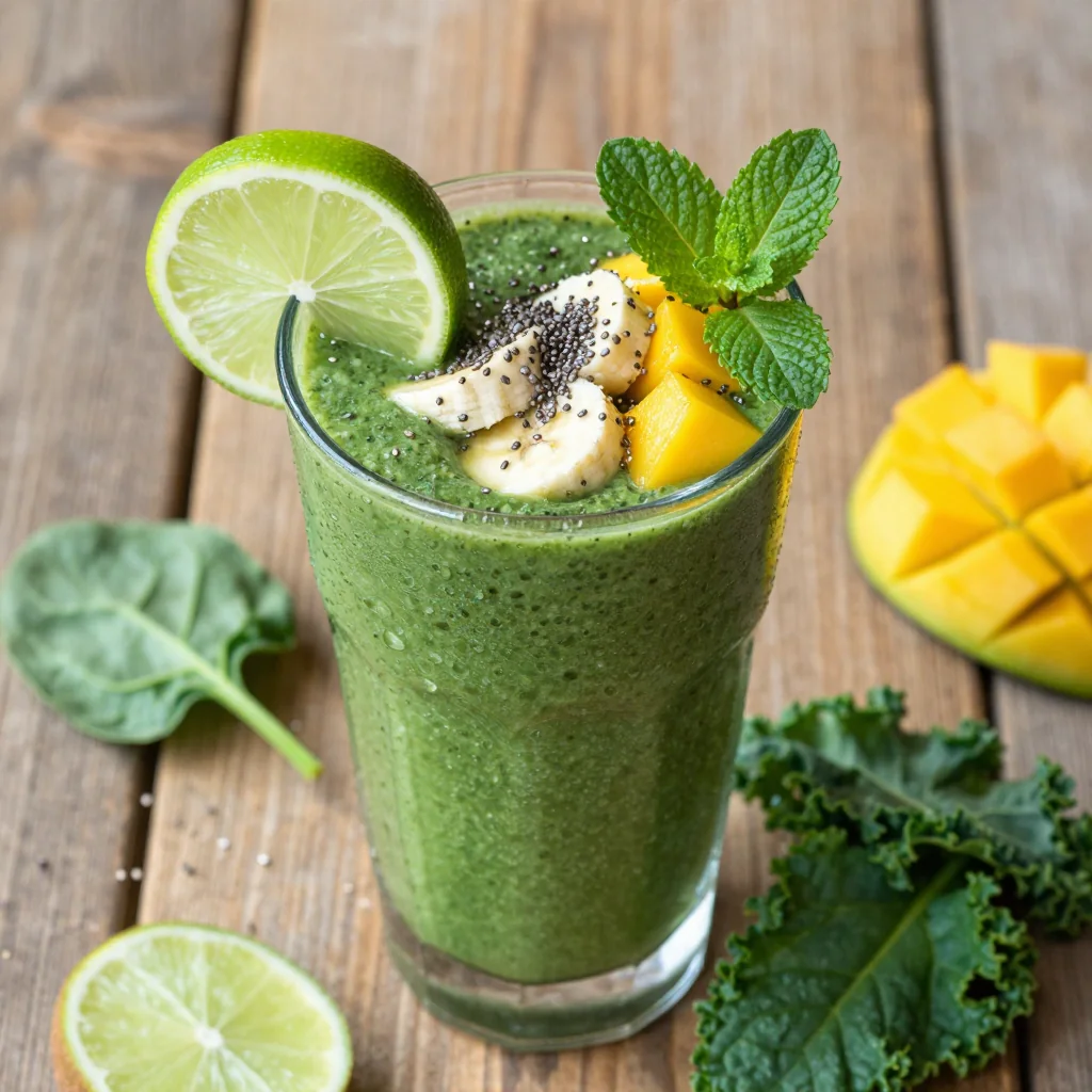 Green Machine Smoothie for a Healthy Glow
