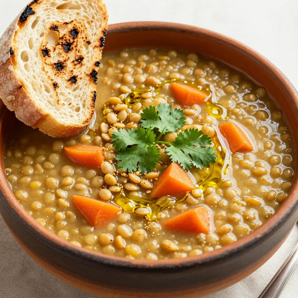MLK Day Freezer Friendly Red Lentil Soup for Family Meals