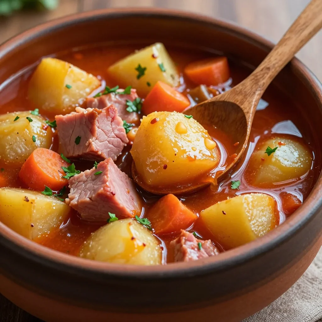Cozy Potato and Ham Stew for Martin Luther King Day