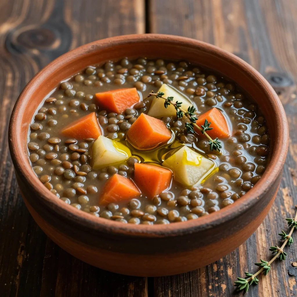 batch cook hearty lentil and root vegetable soup for winter