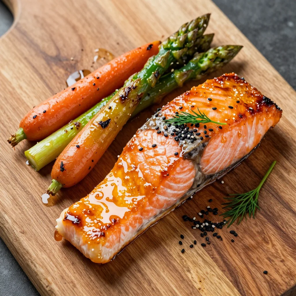 Healthy Sheet Pan Maple Dijon Salmon for Dinner