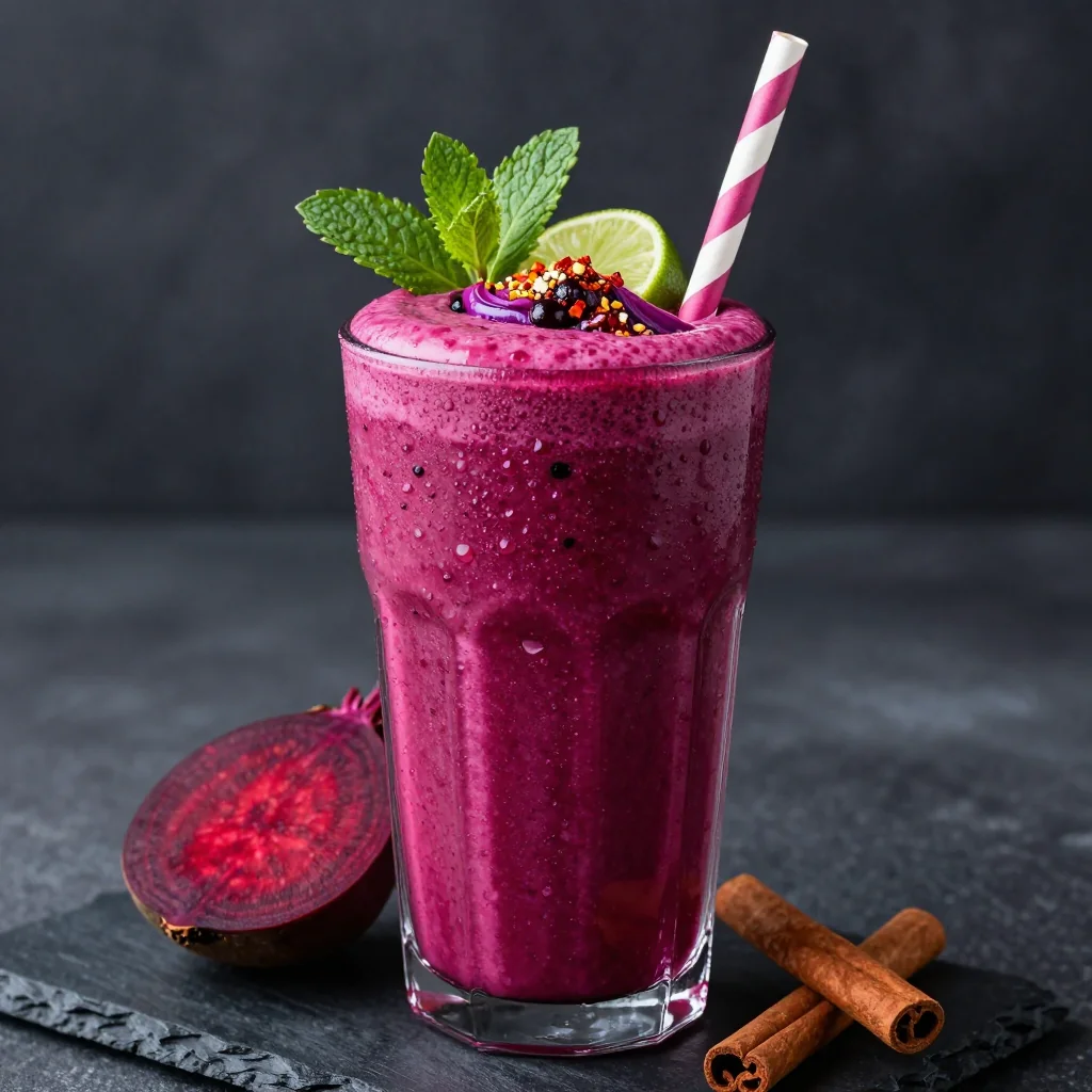 Spicy Detox Cleansing Smoothie for Clean Eating