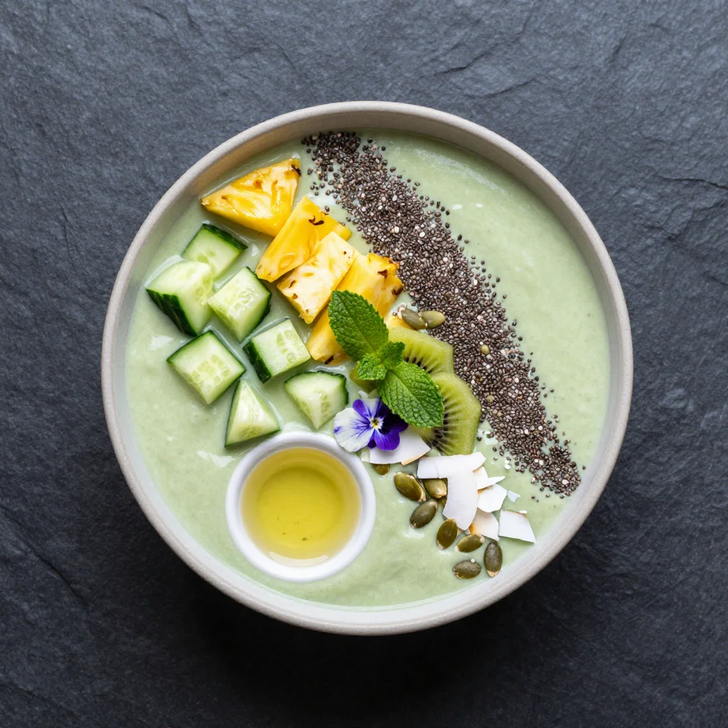 Cucumber Detox Smoothie Bowl ingredients