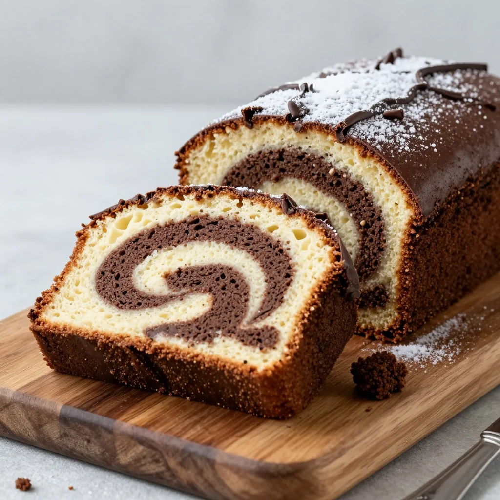 Indulgent Keto Chocolate Marble Cake for Swirly Desserts