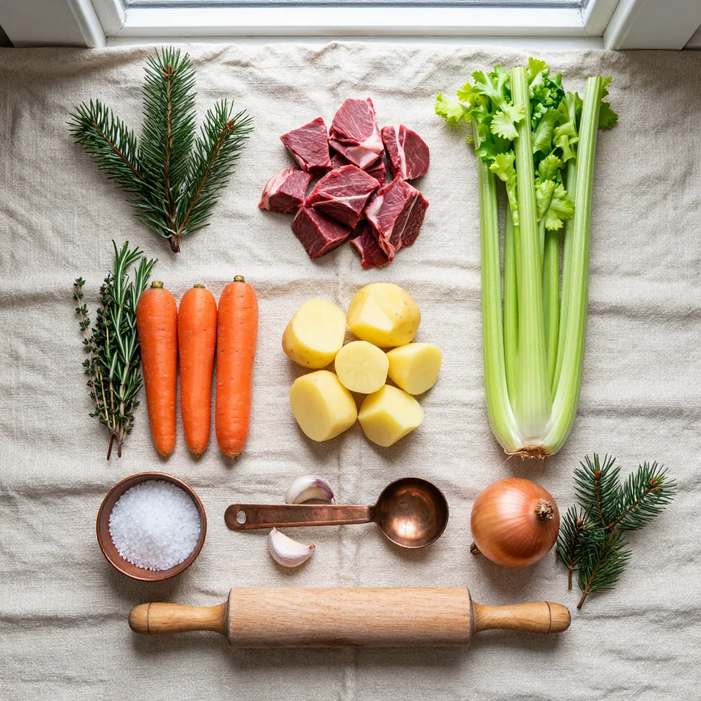 All ingredients for Cozy Winter Dinner Recipes for Cold February Nights