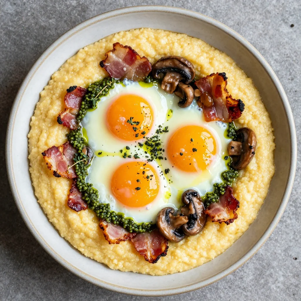 Make-Ahead Breakfast Polenta Bowls for Savory Mornings