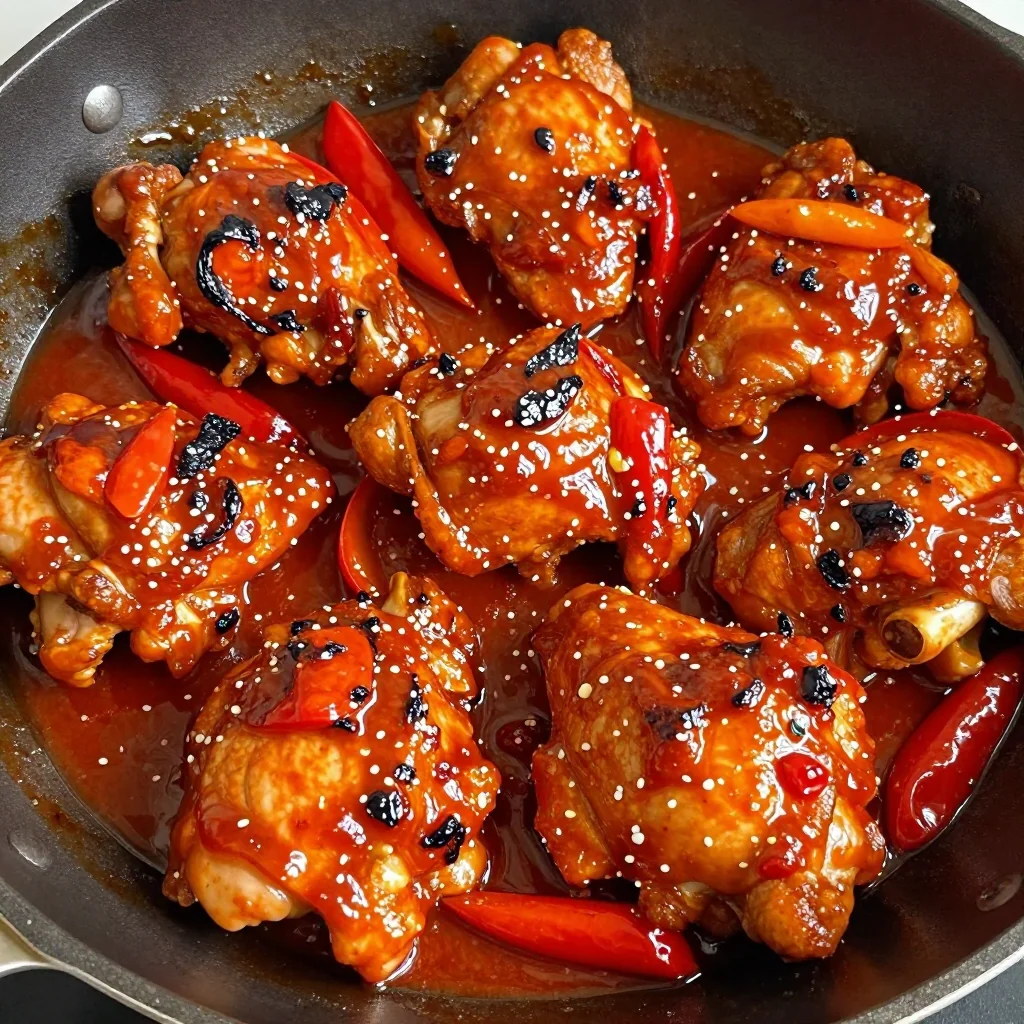 Spicy Chicken and Kimchi for Dinner Tonight