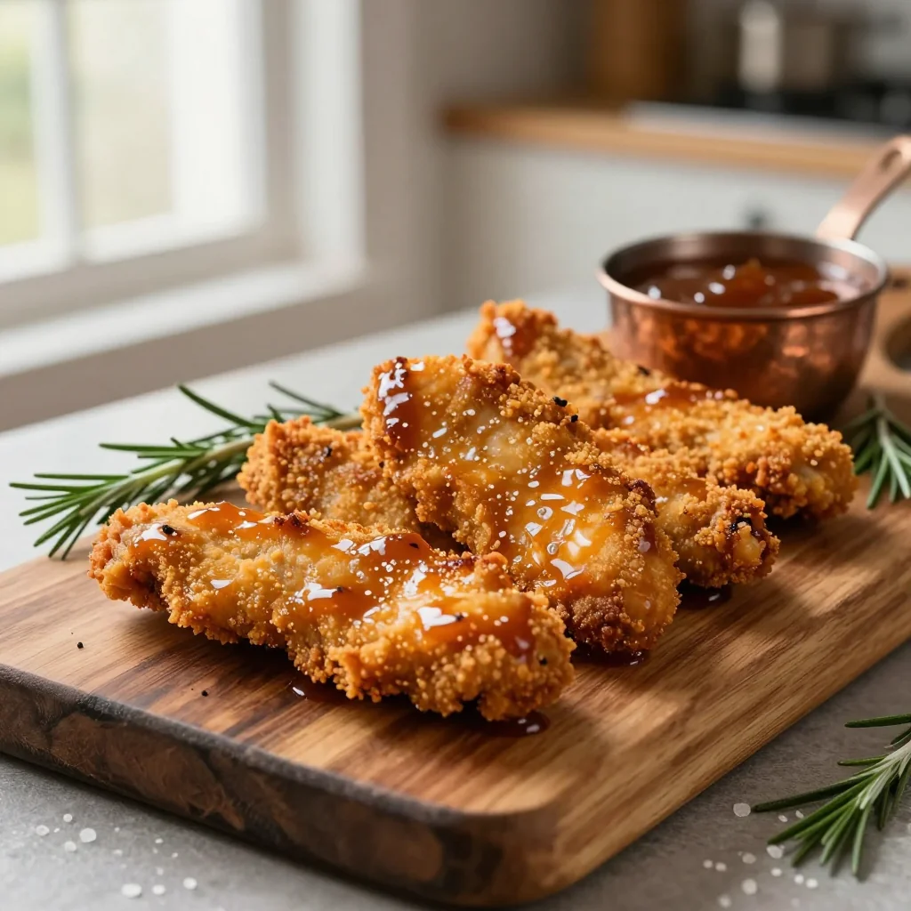 Chicken Tenders with BBQ Dipping Sauce
