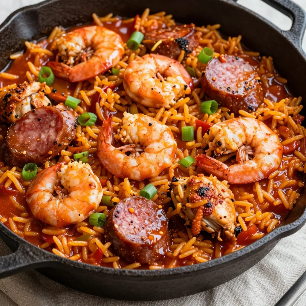 Slow Cooker Jambalaya for Game Day Feast