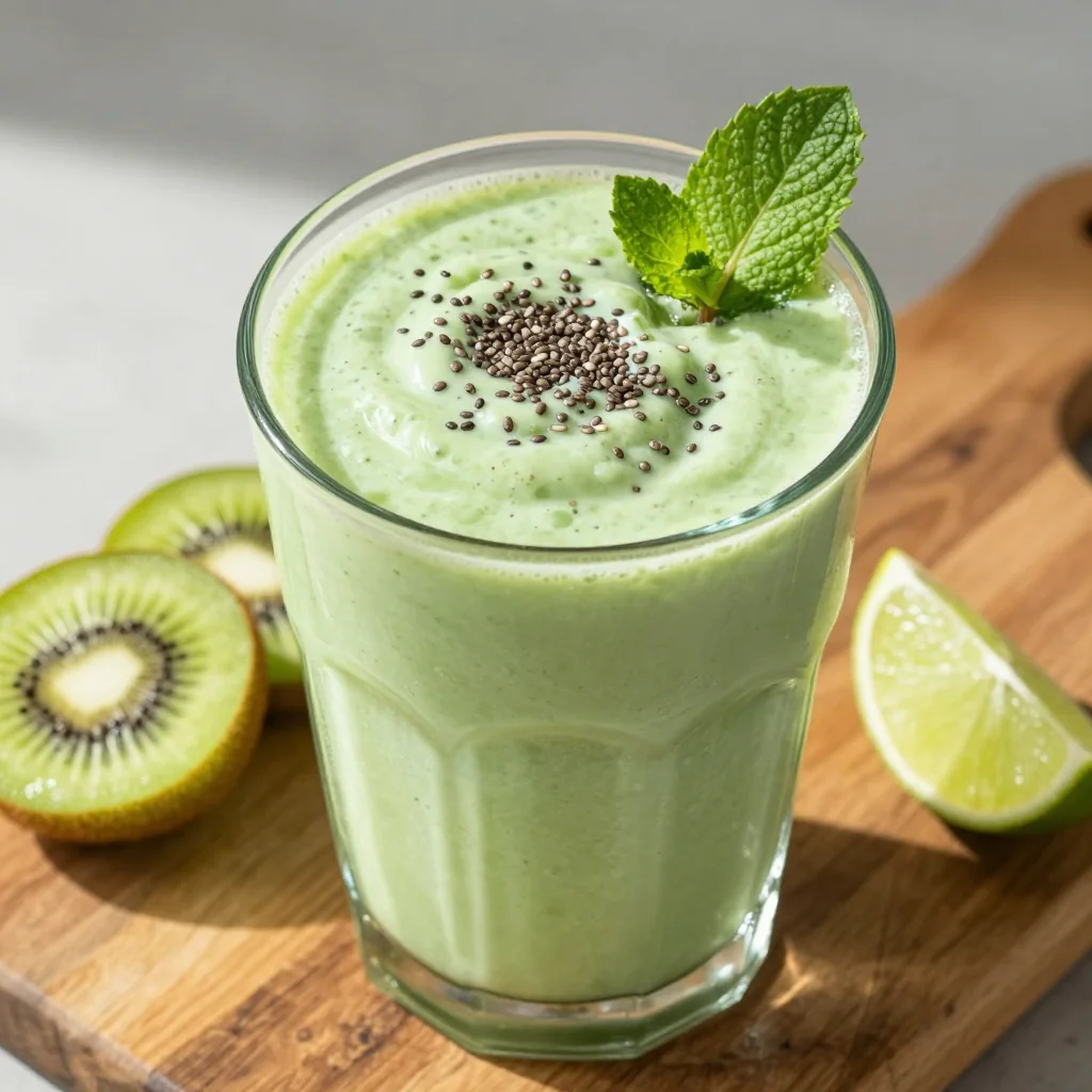 Glow Green Smoothie for a Post Holiday Glow