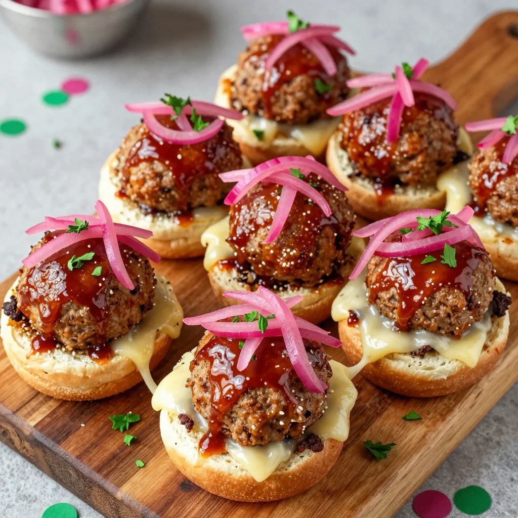 Tailgate Turkey Meatball Sliders for Playoff Wins