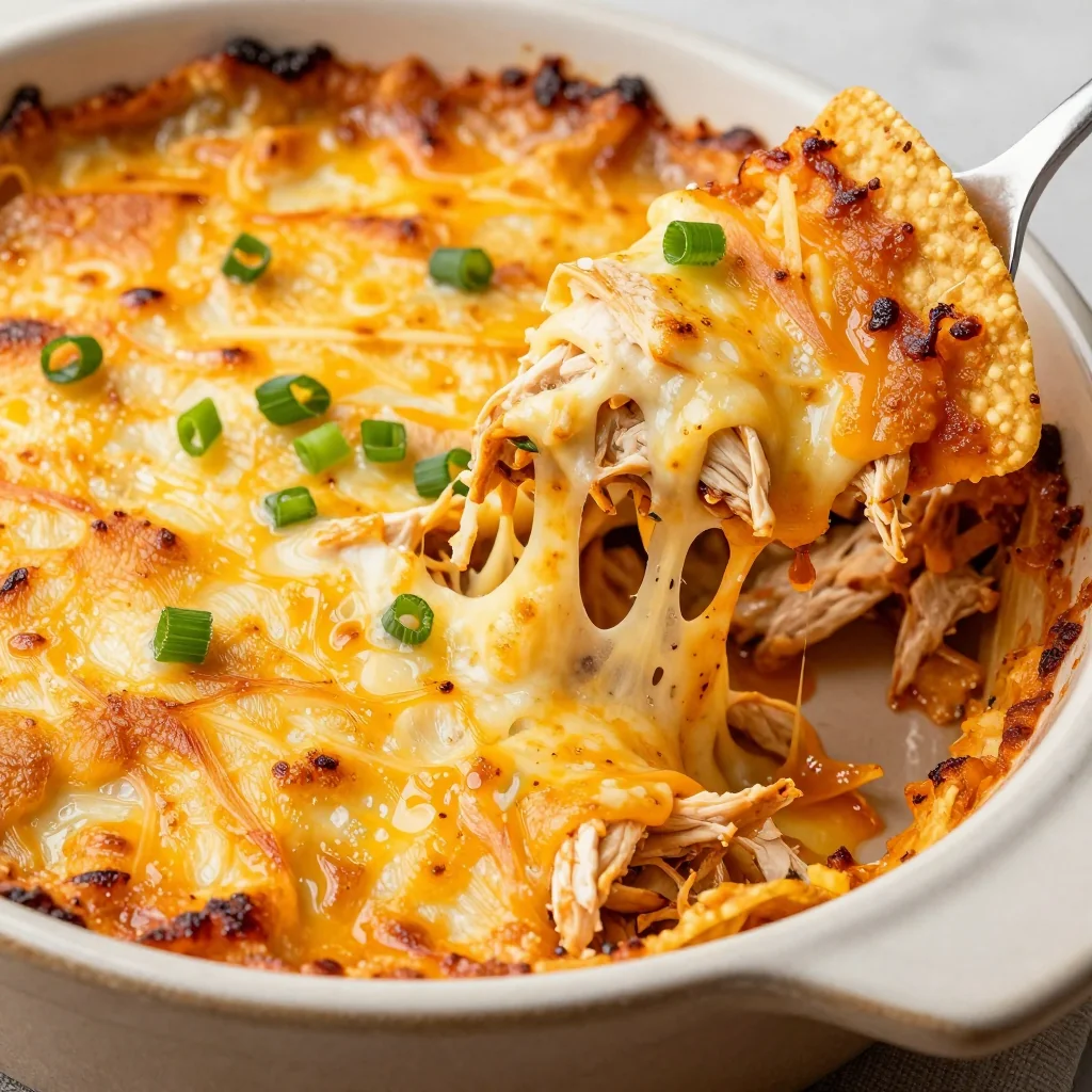 Easy NFL Playoff Game Day Buffalo Chicken Dip Using Pantry Staples