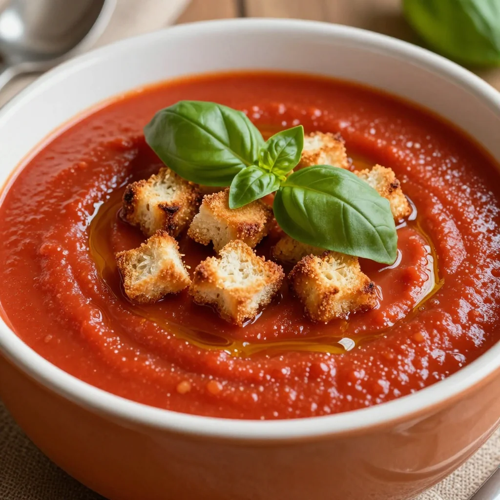 Pantry Clean Out Tomato Soup for Snowy Days