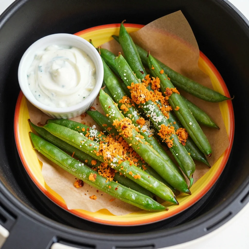 Healthy Air Fryer Green Bean Fries for Kids