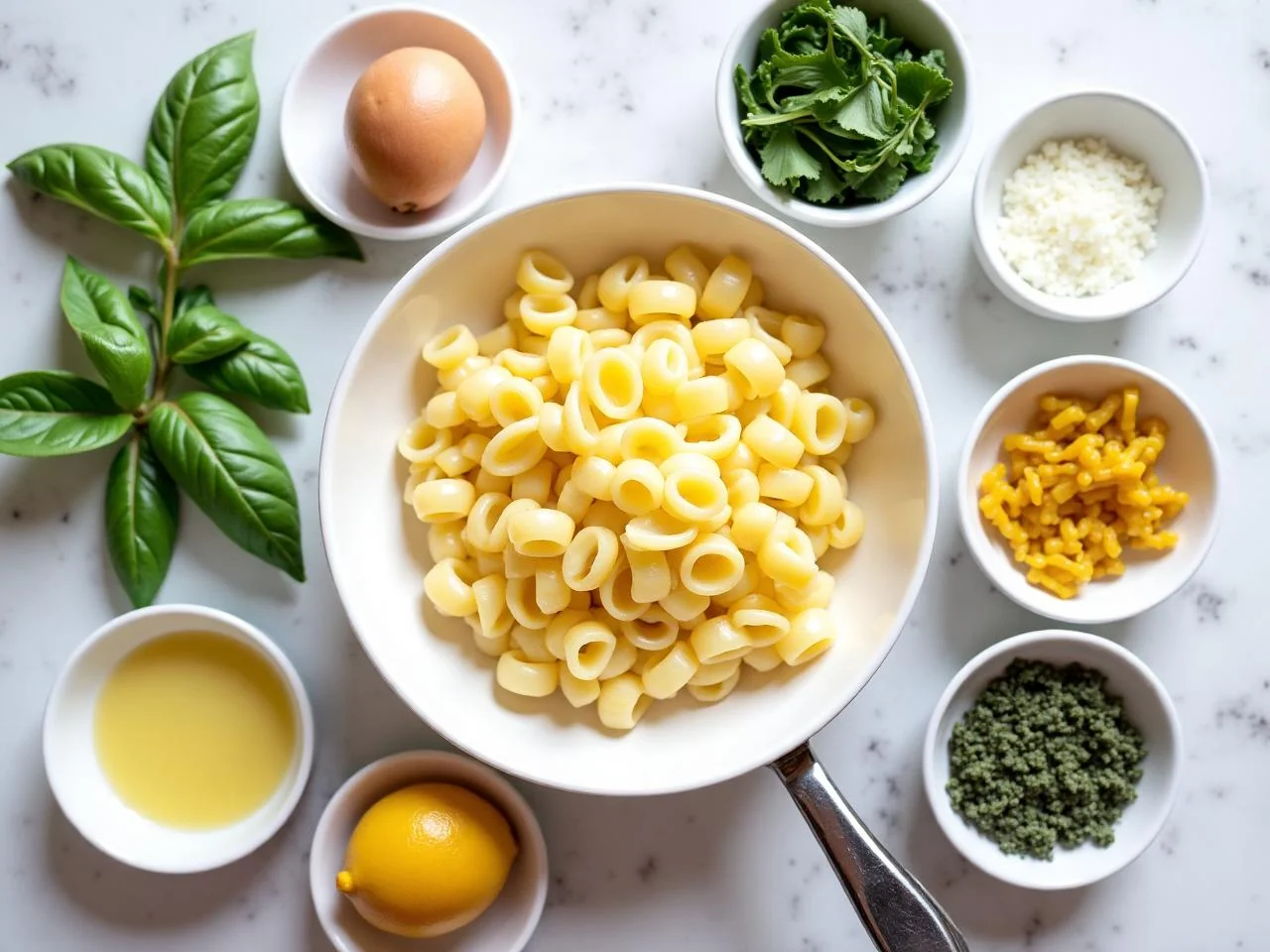 Ingredients for Cacio e Pepe