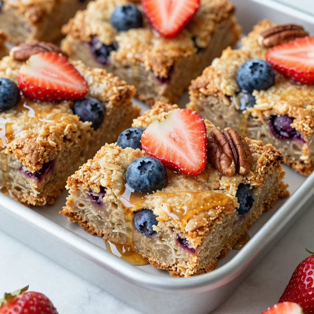 Freezer Friendly Baked Oatmeal for New Year's Mornings