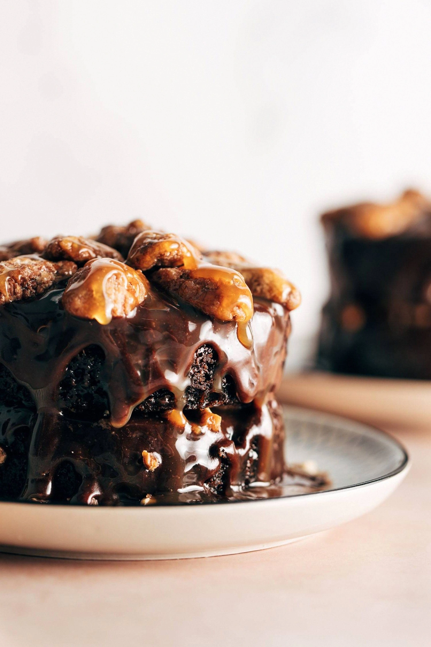 Cafe Latte Turtle Cake for Two