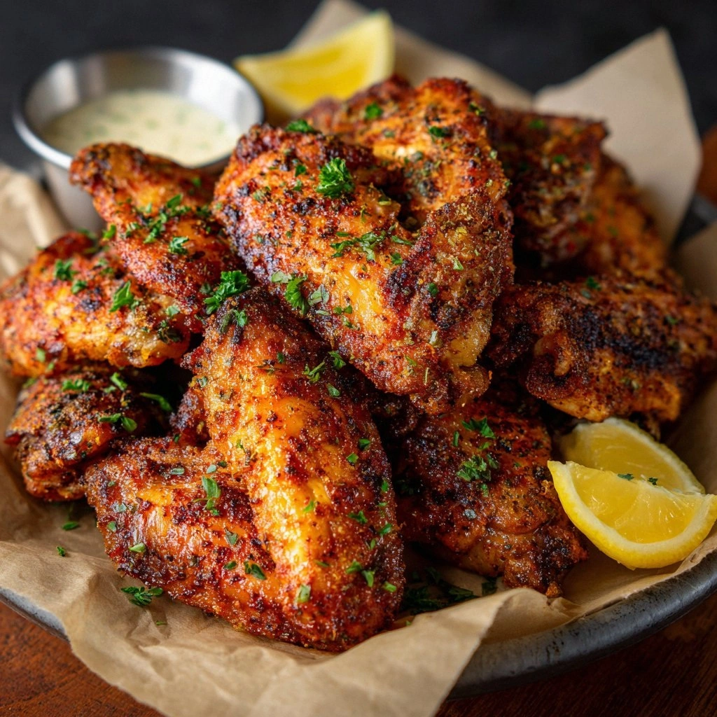 Cajun Garlic Chicken Wings : B