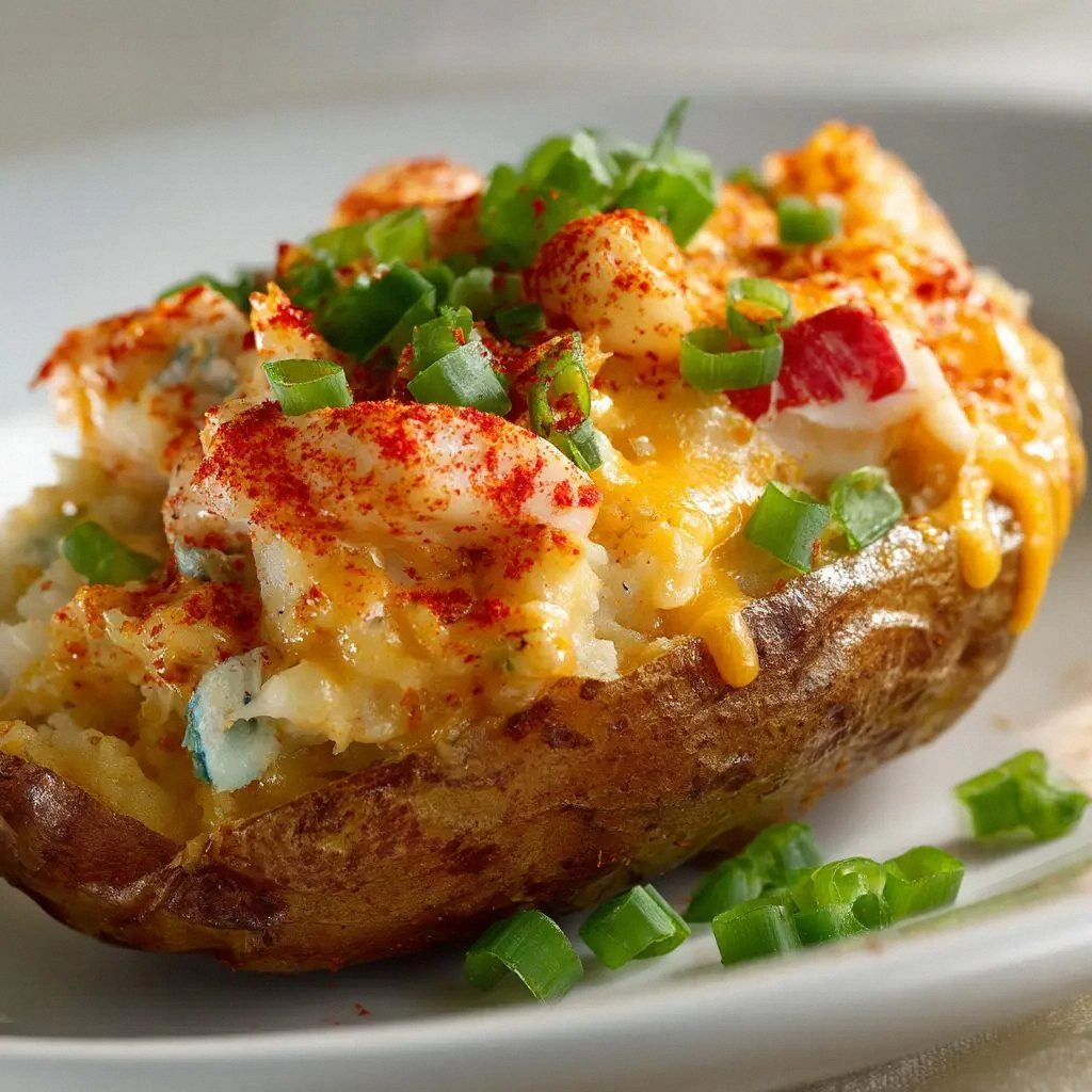 Cajun Seafood Stuffed Potatoes