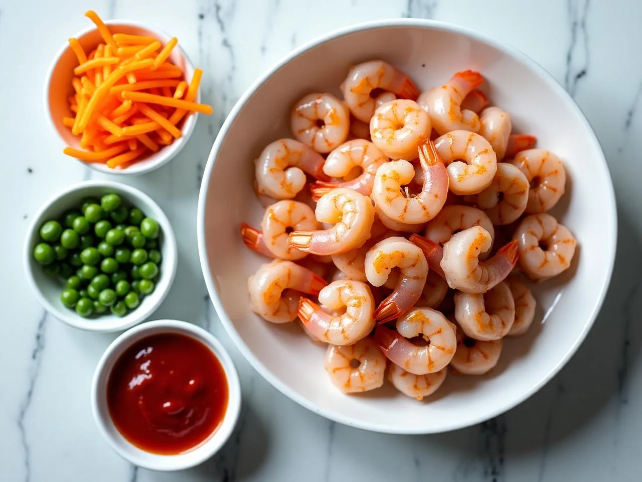 Ingredients for Cajun Shrimp