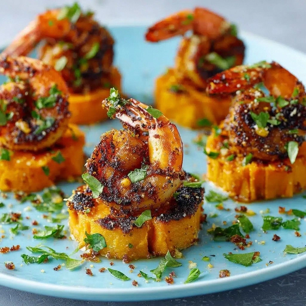 Cajun Shrimp Sweet Potato Bite