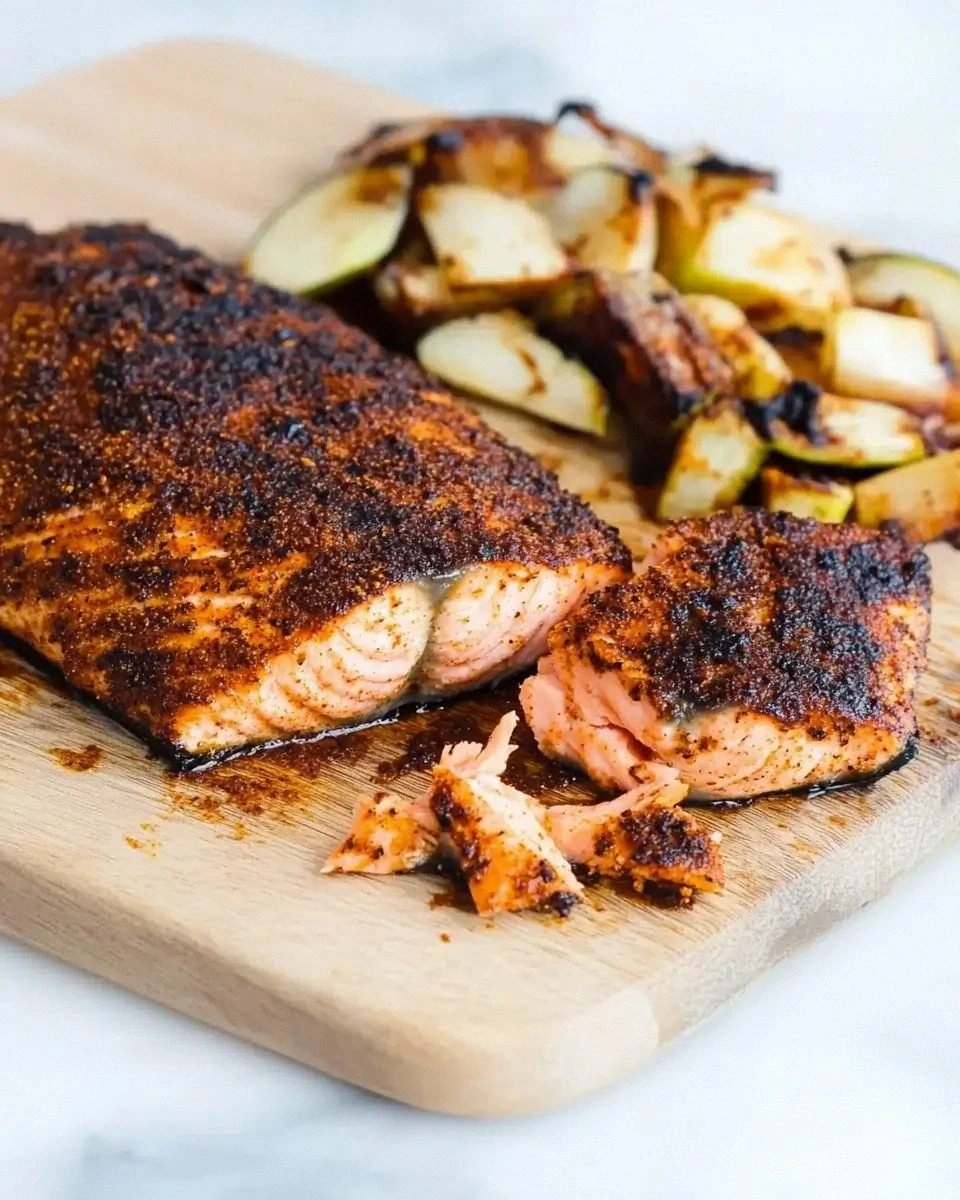 Cajun Spiced Blackened Salmon is a must-try dish!