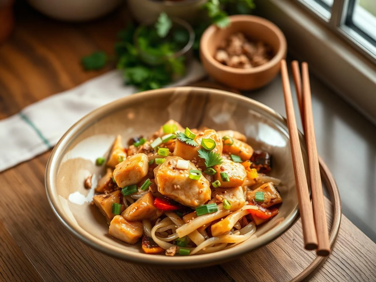 Cambodian Fish Amok Stir Fry