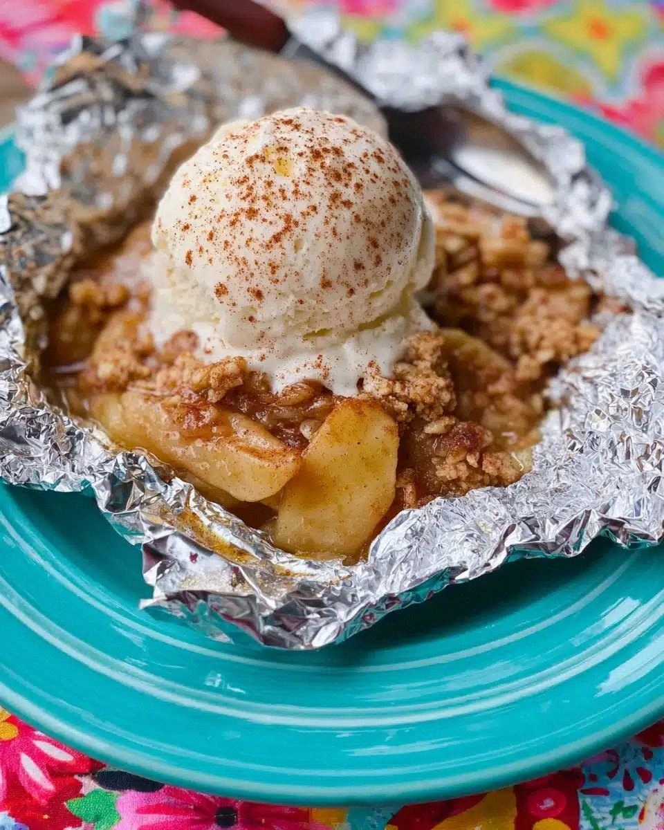 Campfire Apple Pie Packets Rec
