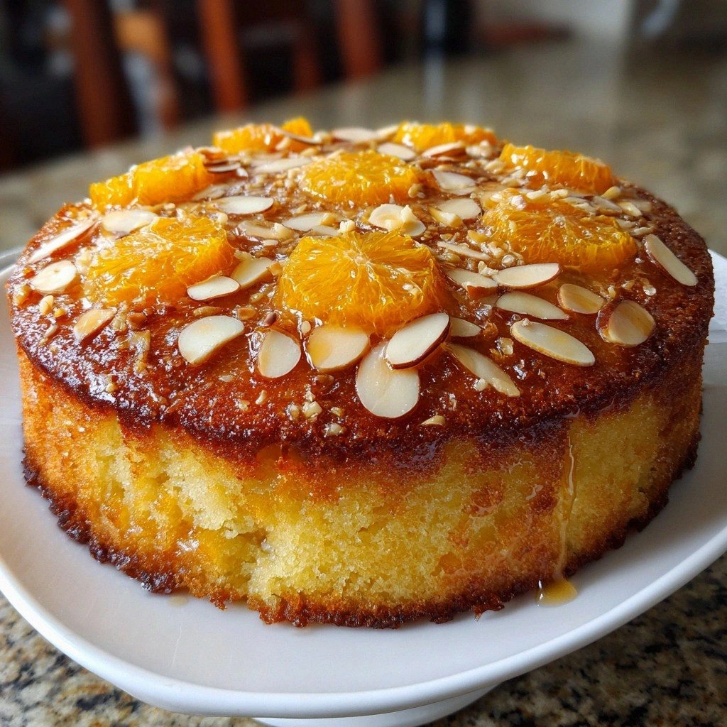 Candied Orange Almond Cake