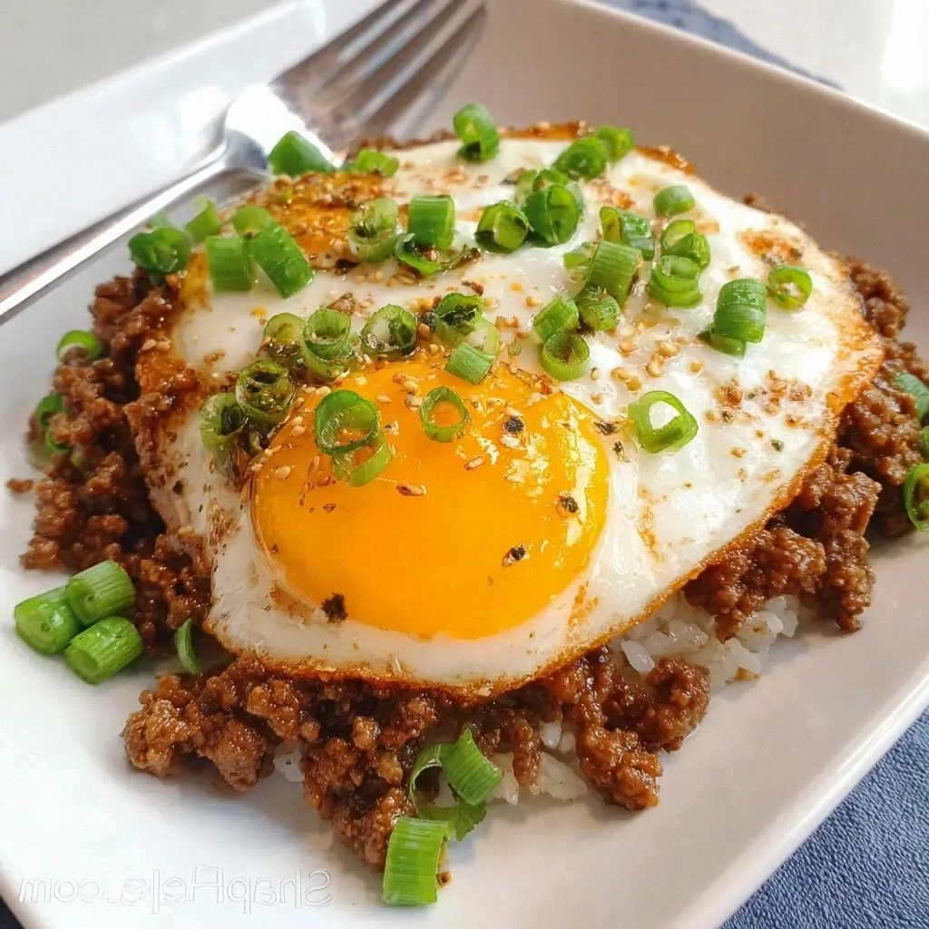 Cantonese Ground Beef and Eggs