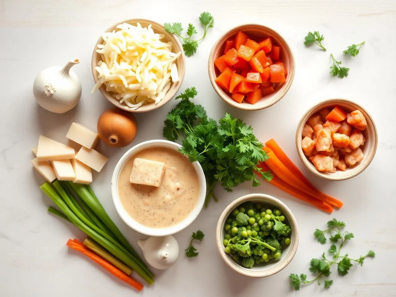 Ingredients for Cape Cod Fish Chowder