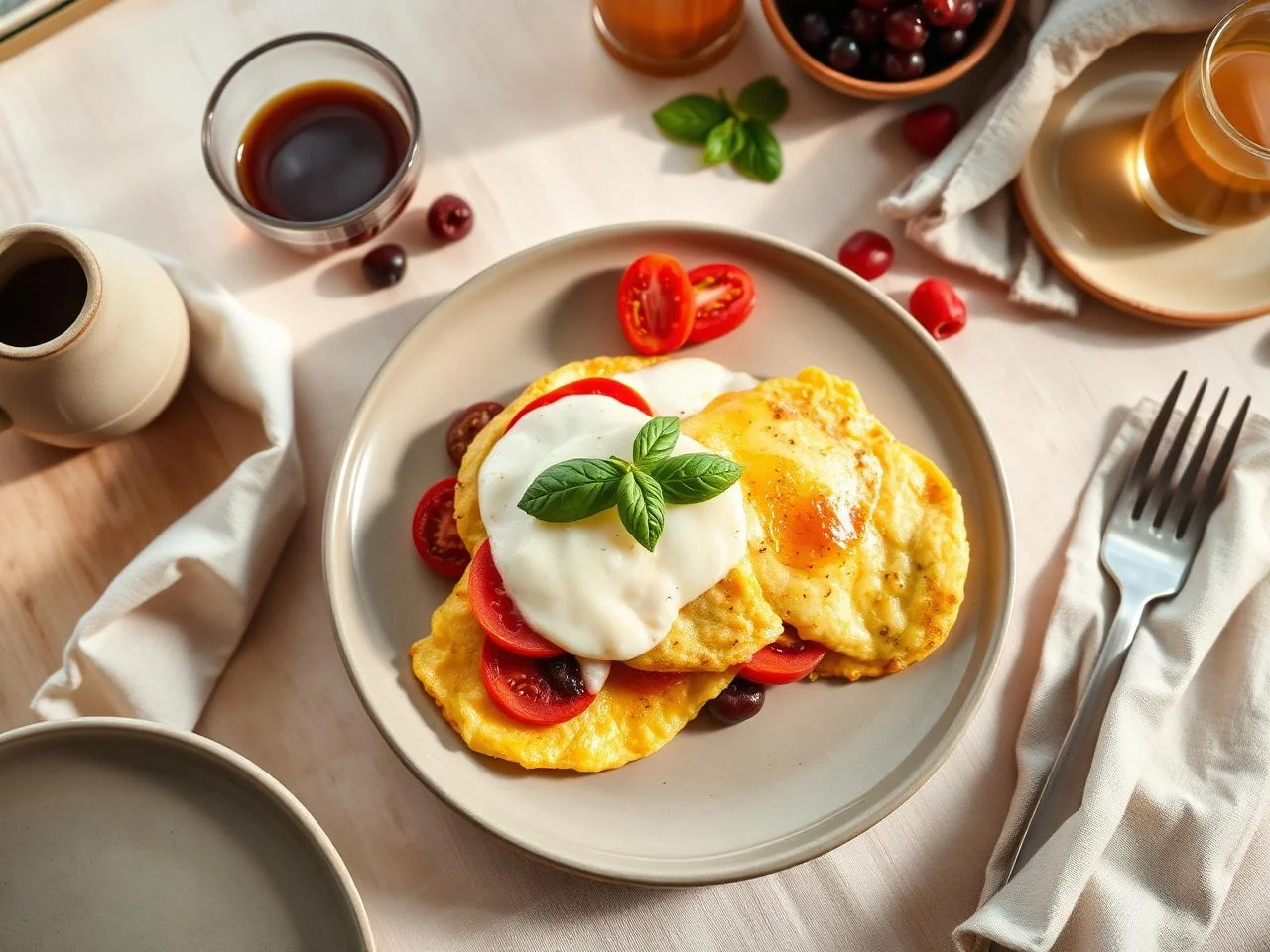 Caprese Omelette
