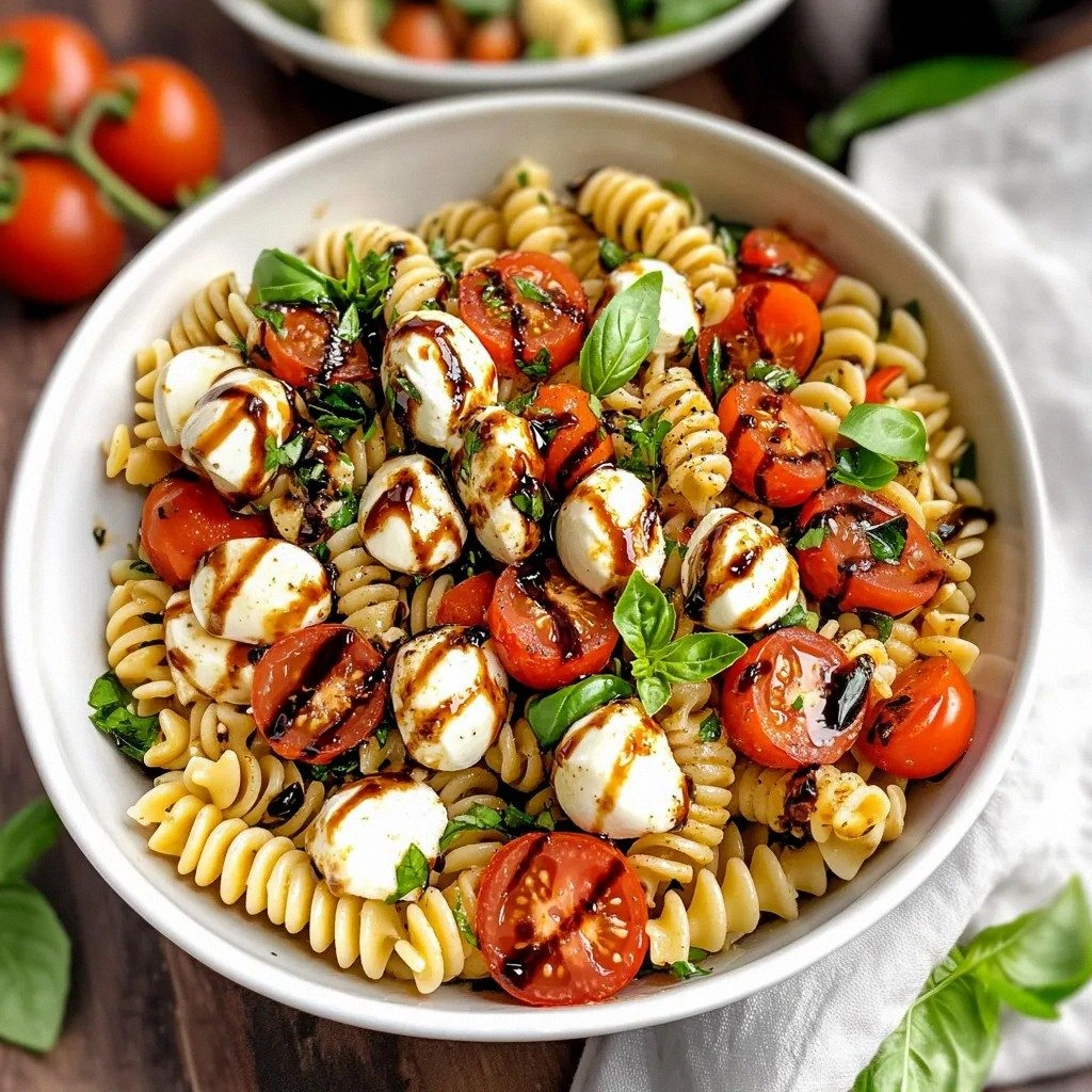 Caprese Pasta Salad with Balsa