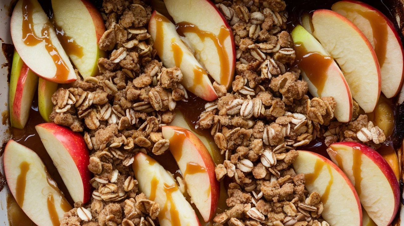 Caramel Apple Crumble