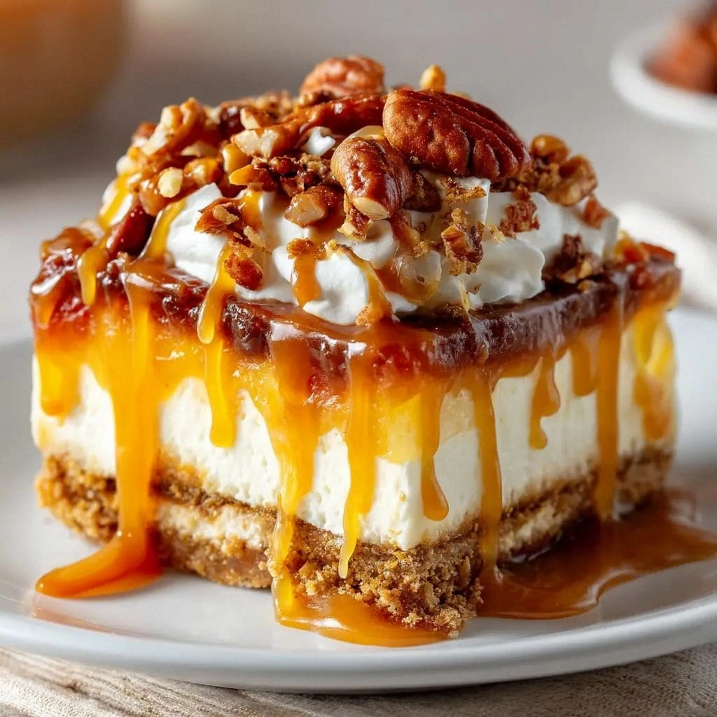 Caramel Pecan Lasagna: The Ult