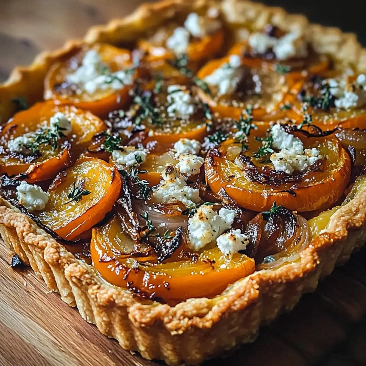 Caramelized Onion Butternut Squash Tart: Fall’s Cozy Delight