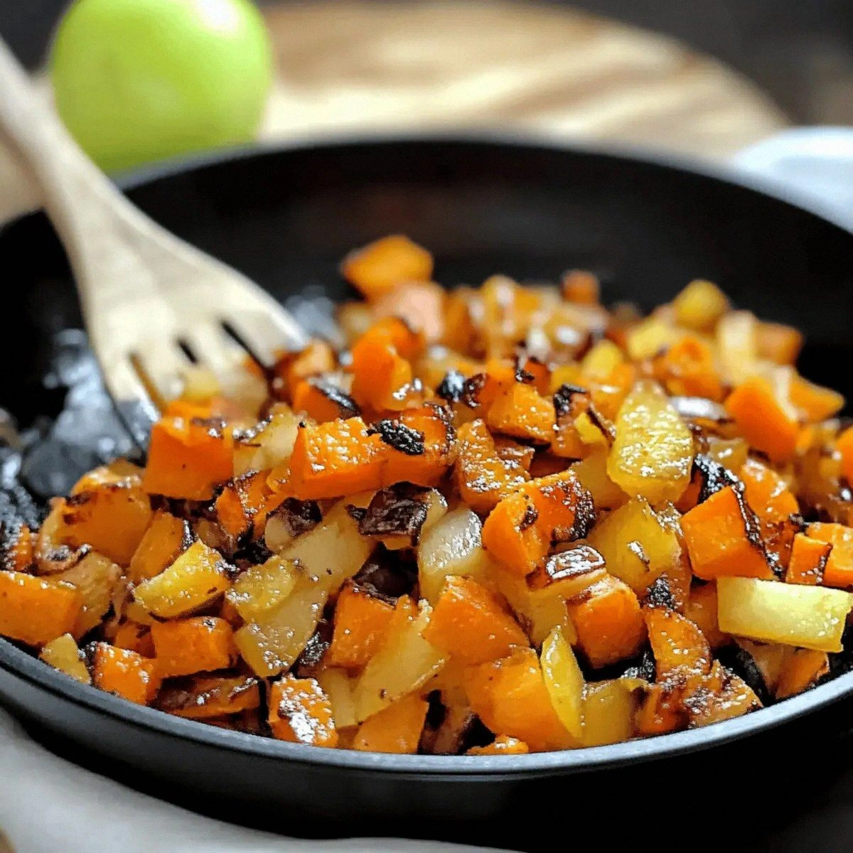Caramelized Sweet Potato Apple Hash Browns for Cozy Mornings