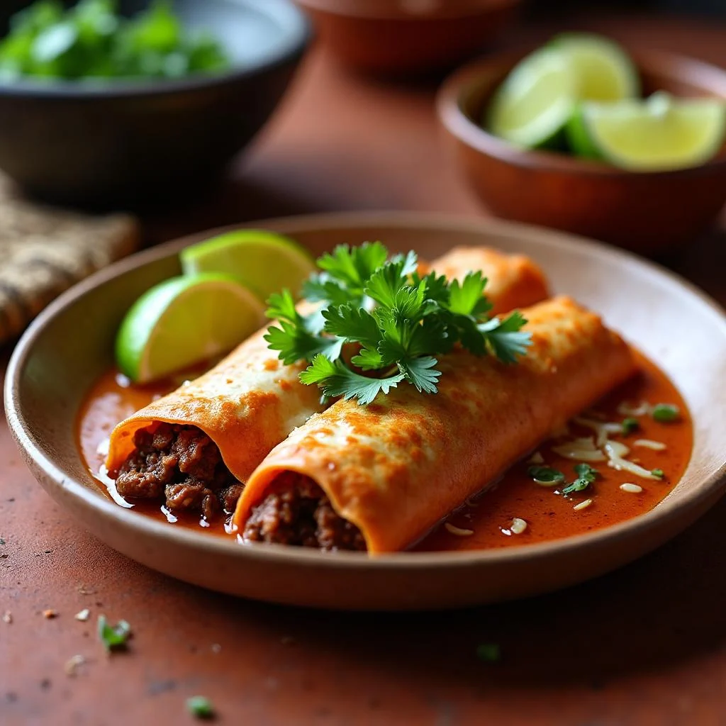 Carne Asada Enchiladas