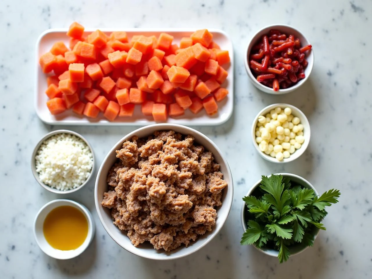 Ingredients for Carolina Pulled Pork
