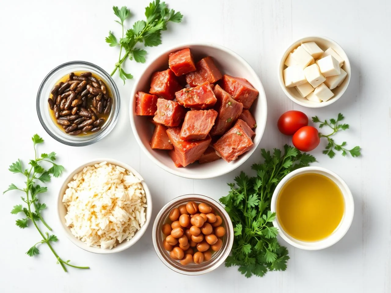 Ingredients for Carolina Style Ribs