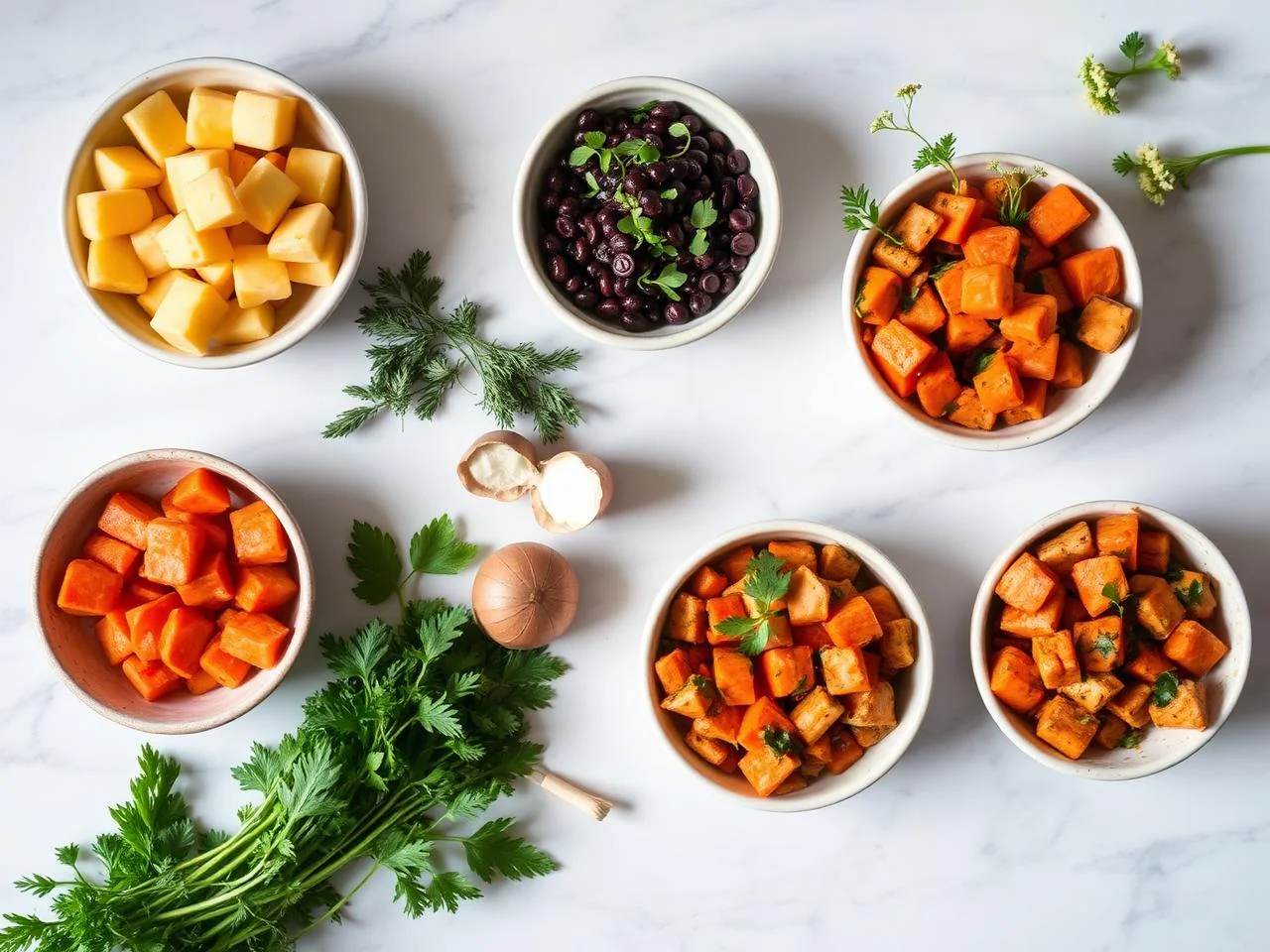 Ingredients for Carrot And Ginger Medley